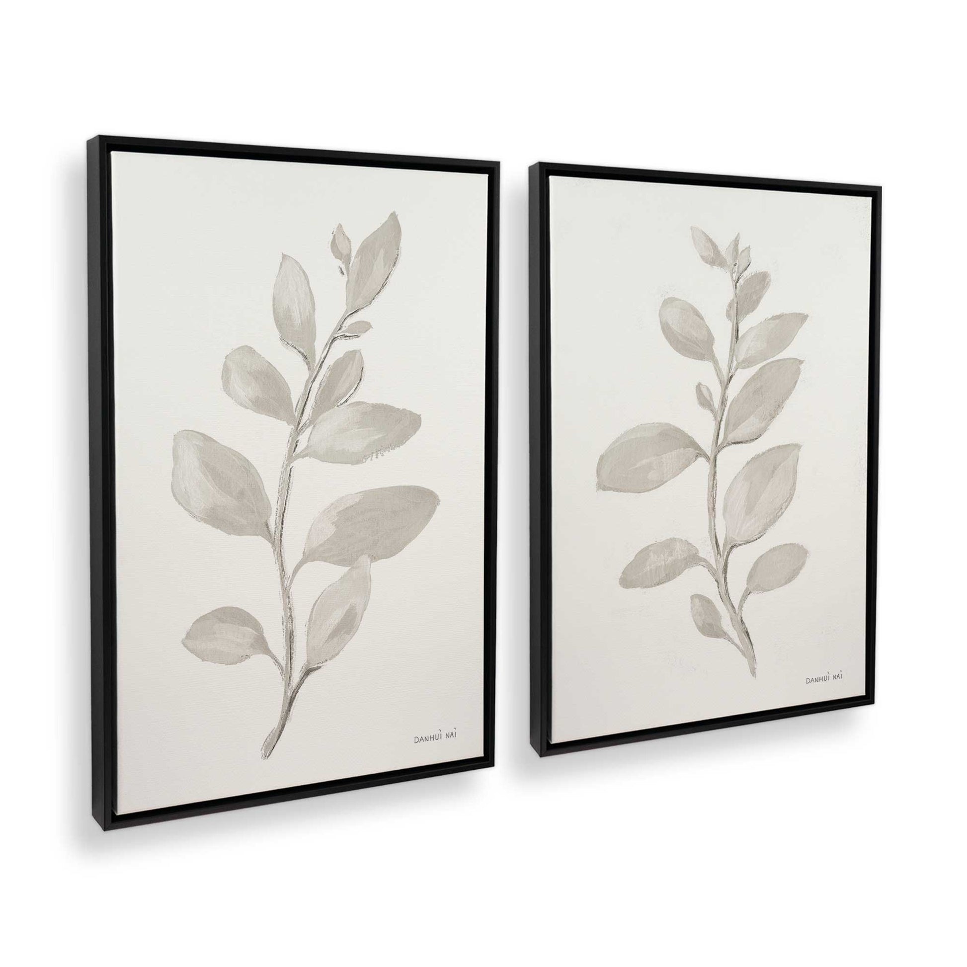 [Color:Satin Black], Picture of art in a Satin Black frame at an angle