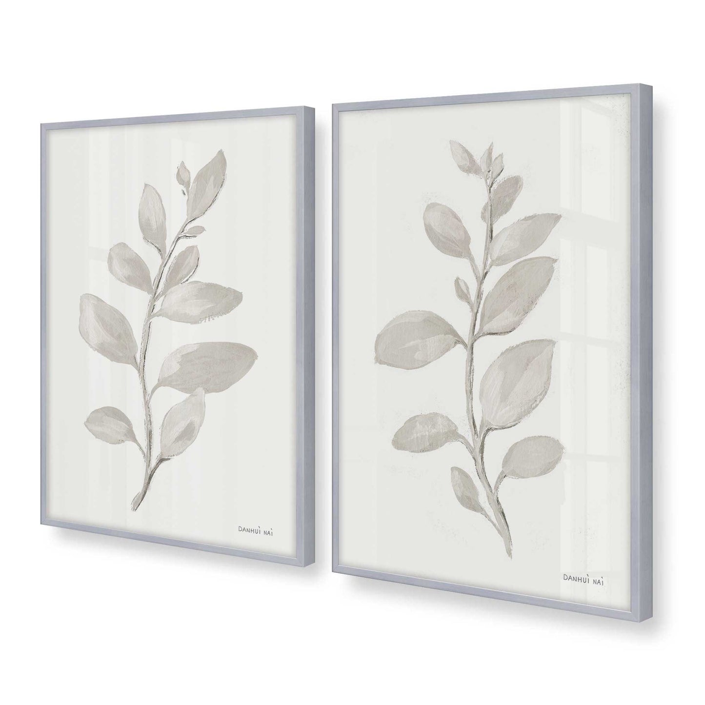 [Color:Polished Chrome], Picture of art in a Polished Chrome frame at an angle