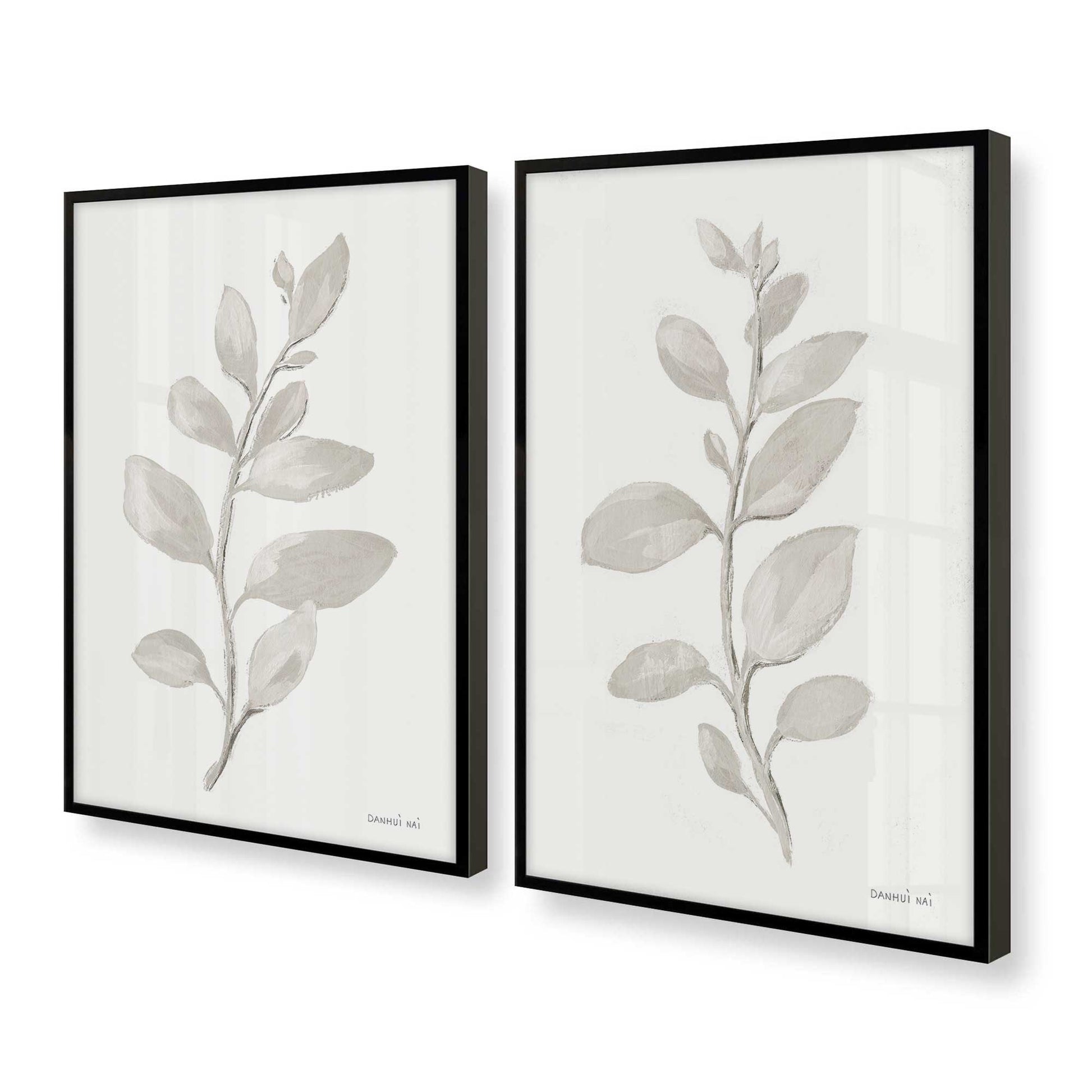 [Color:Satin Black], Picture of art in a Satin Black frame at an angle