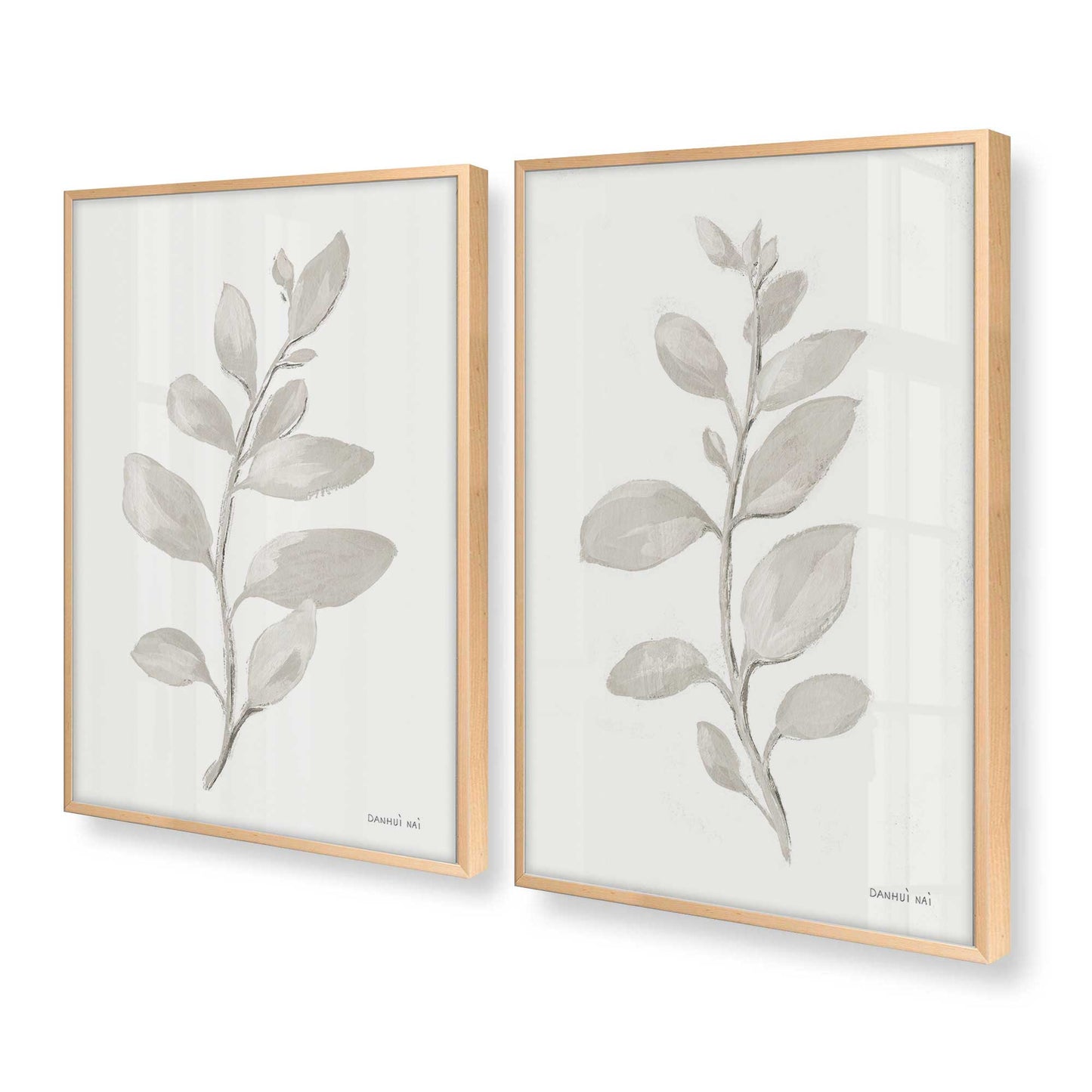[Color:Raw Maple], Picture of art in a Raw Maple frame at an angle