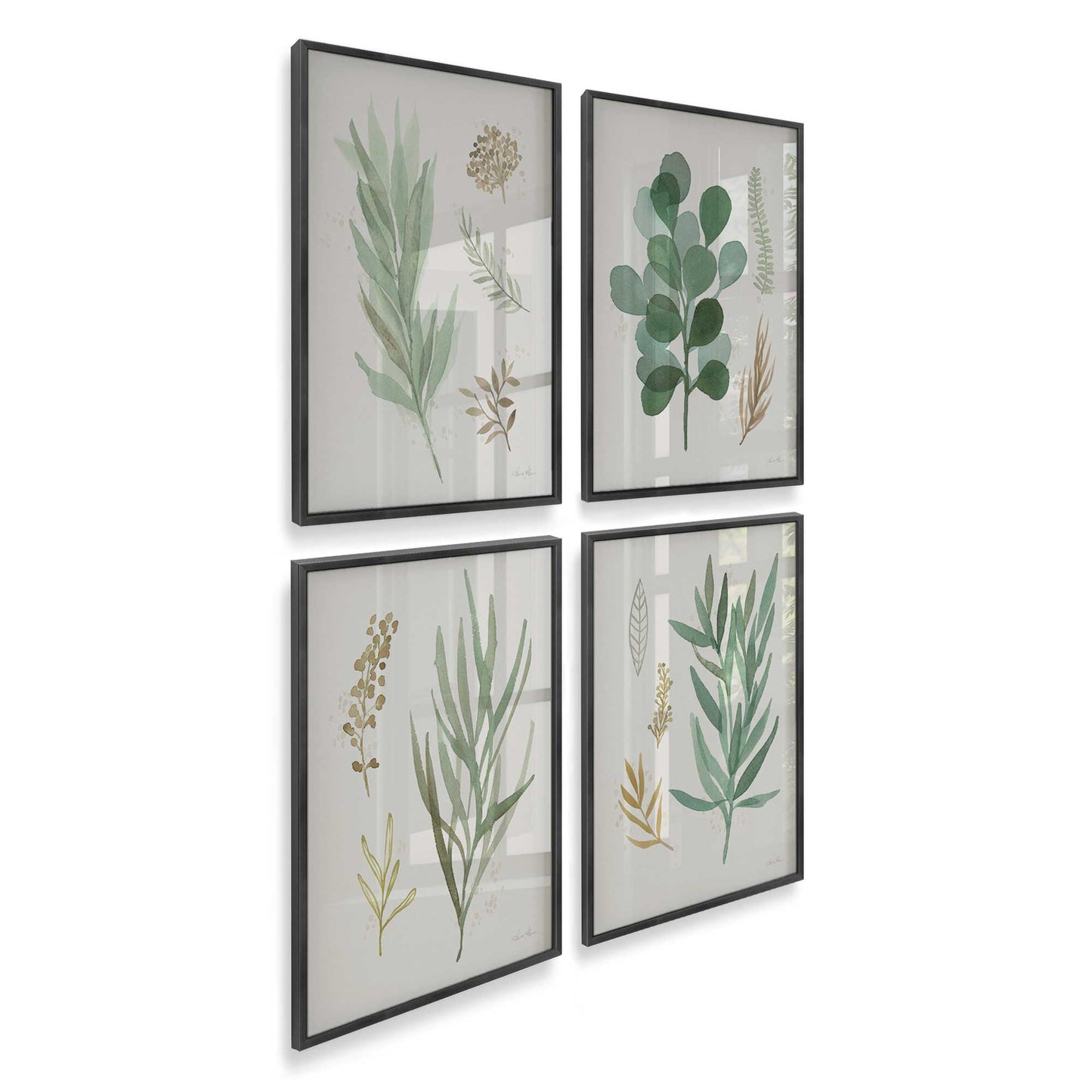 [Color:Weathered Zinc], Picture of art in a Weathered Zinc frame of the corner