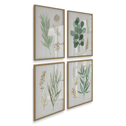 [Color:Brushed Gold], Picture of art in a Brushed Gold frame of the corner