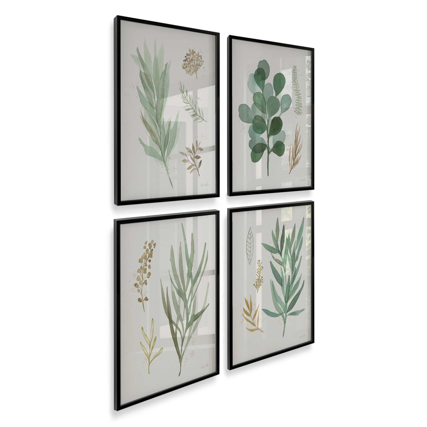 [Color:Satin Black], Picture of art in a Satin Black frame at an angle