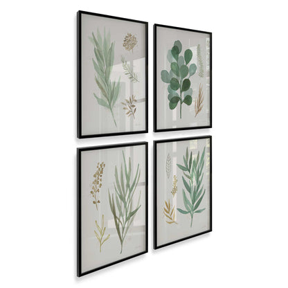 [Color:Satin Black], Picture of art in a Satin Black frame at an angle