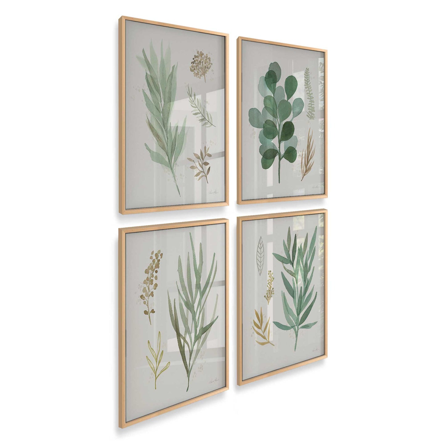 [Color:Raw Maple], Picture of art in a Raw Maple frame at an angle