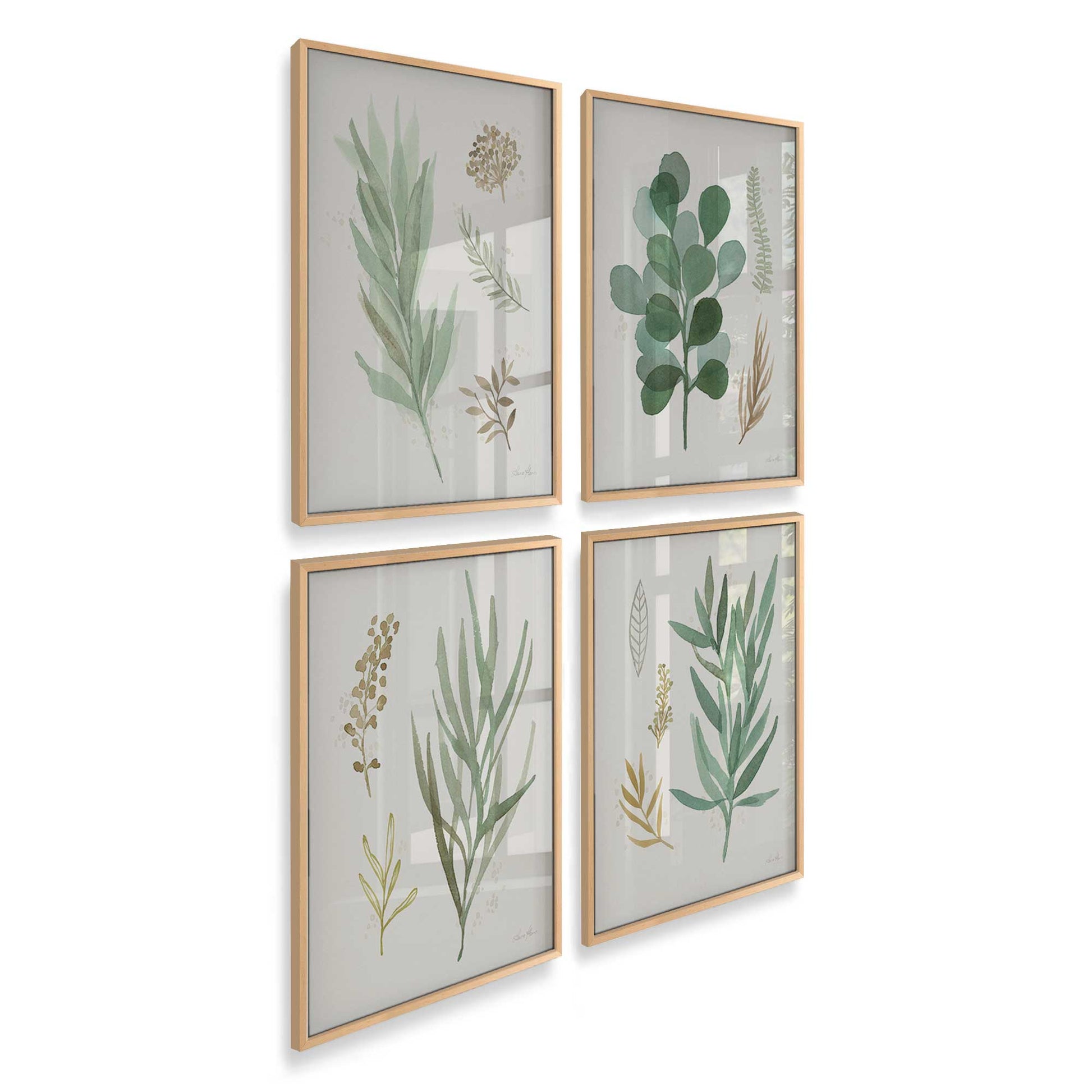 [Color:Raw Maple], Picture of art in a Raw Maple frame at an angle