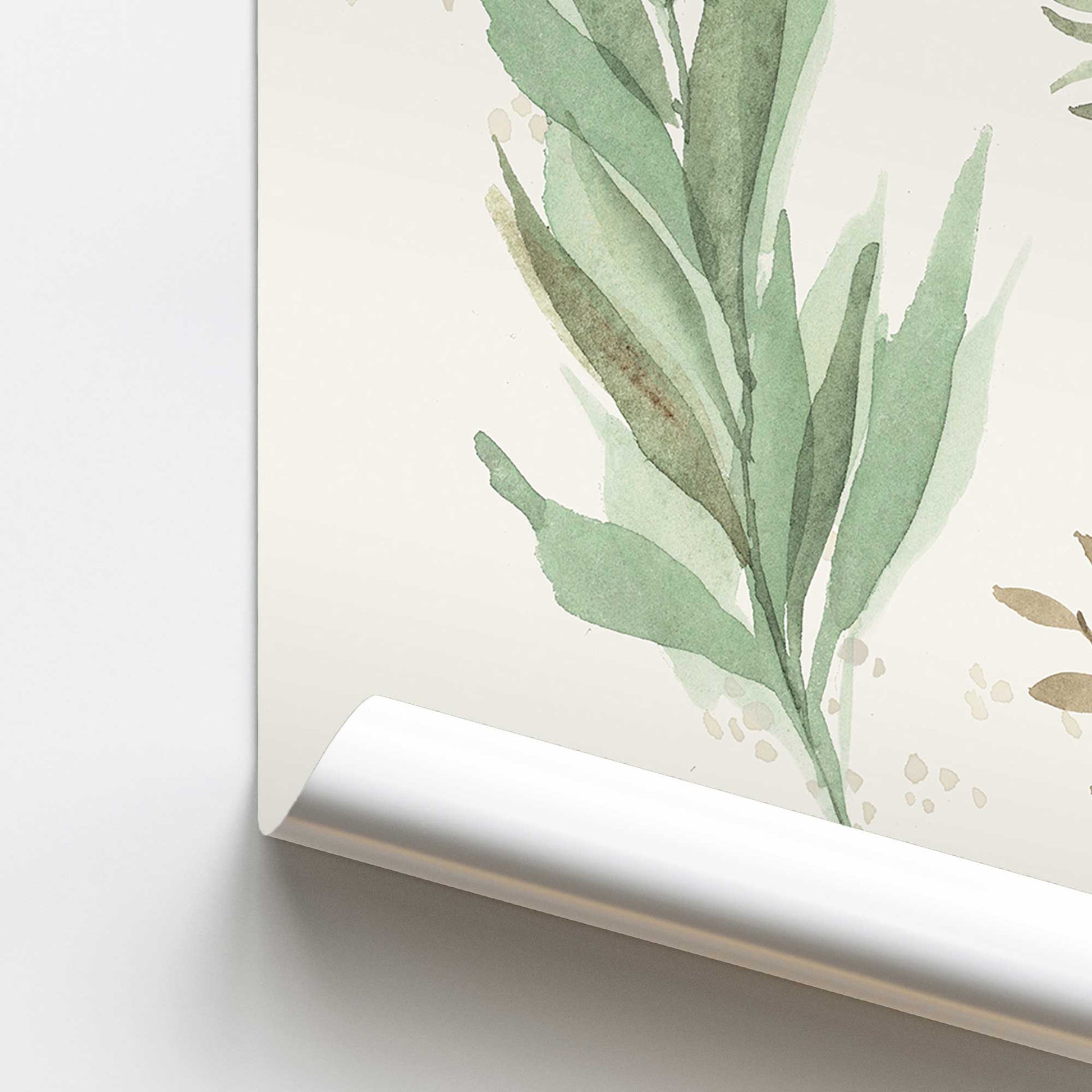 [color:Rolled Print], Picture of close up of art