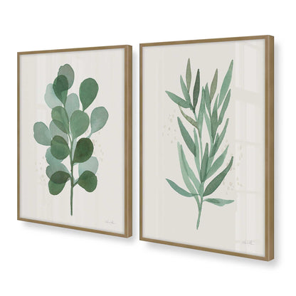 [Color:Brushed Gold], Picture of art in a Brushed Gold frame at an angle