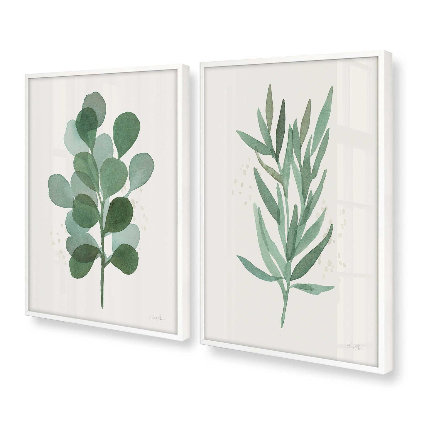 [Color:Opaque White], Picture of art in a Opaque White frame at an angle