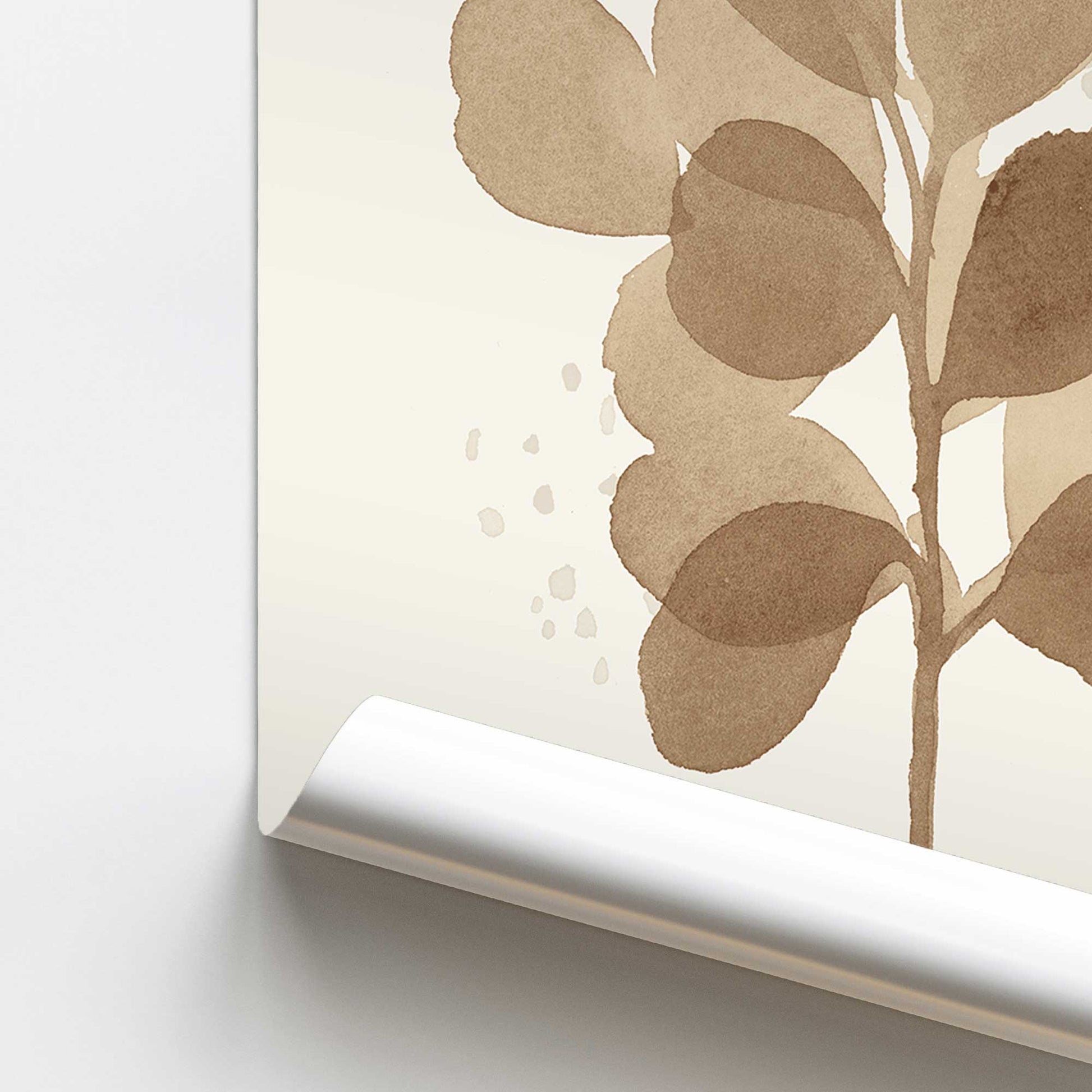 [color:Rolled Print], Picture of close up of art