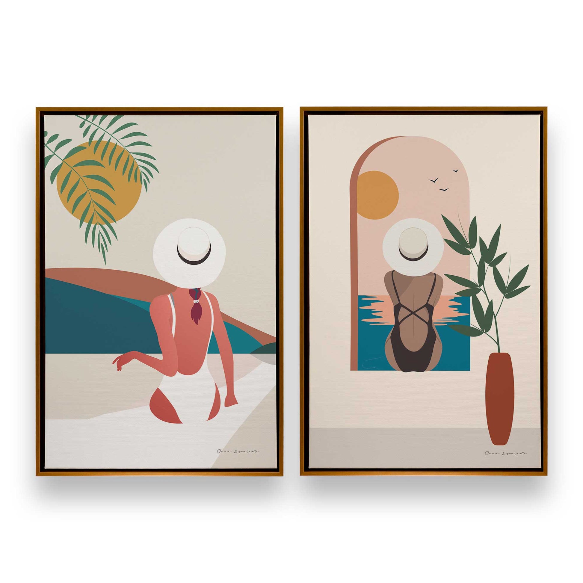 [Color:Polished Gold], Picture of art in a Polished Gold frame