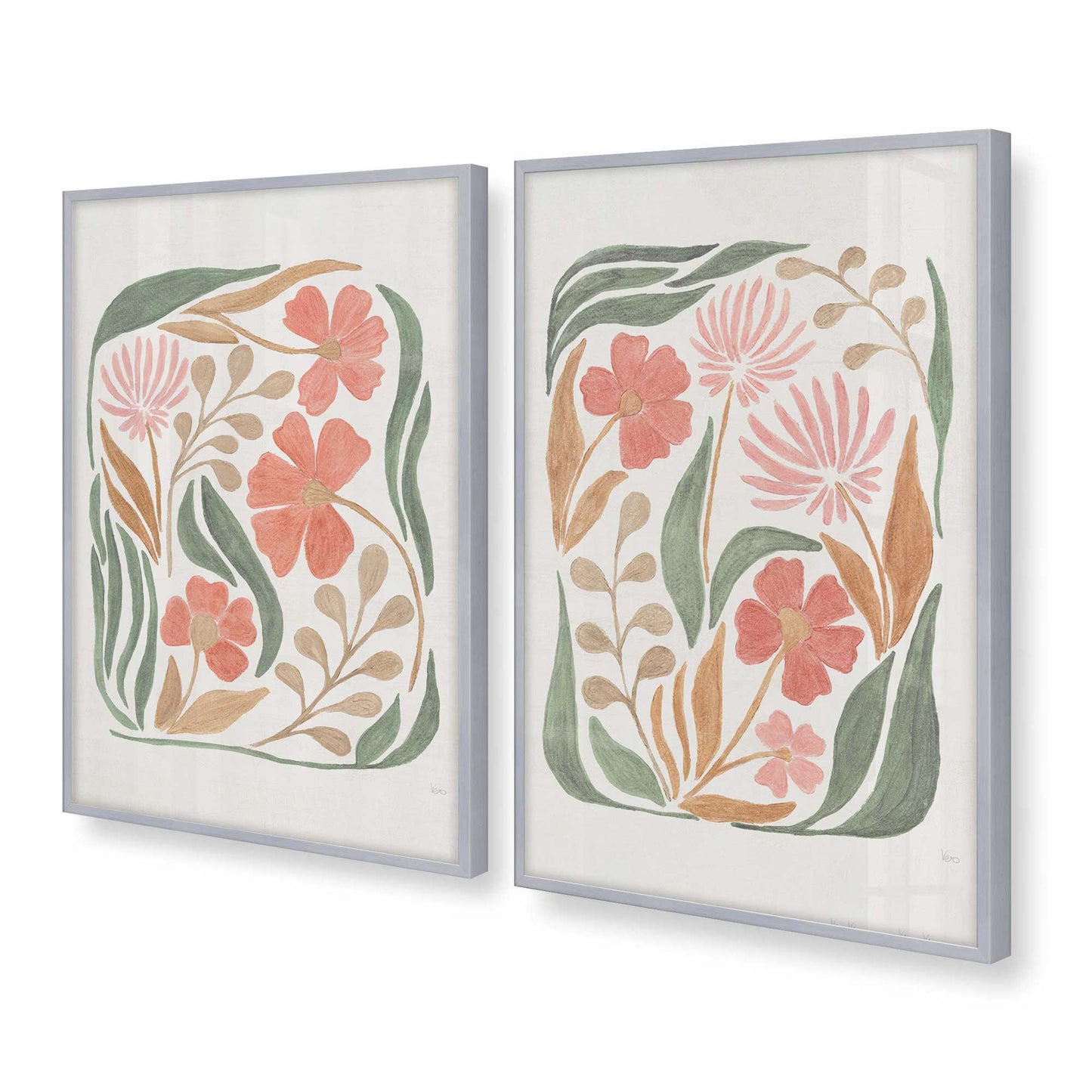 [Color:Polished Chrome], Picture of art in a Polished Chrome frame at an angle