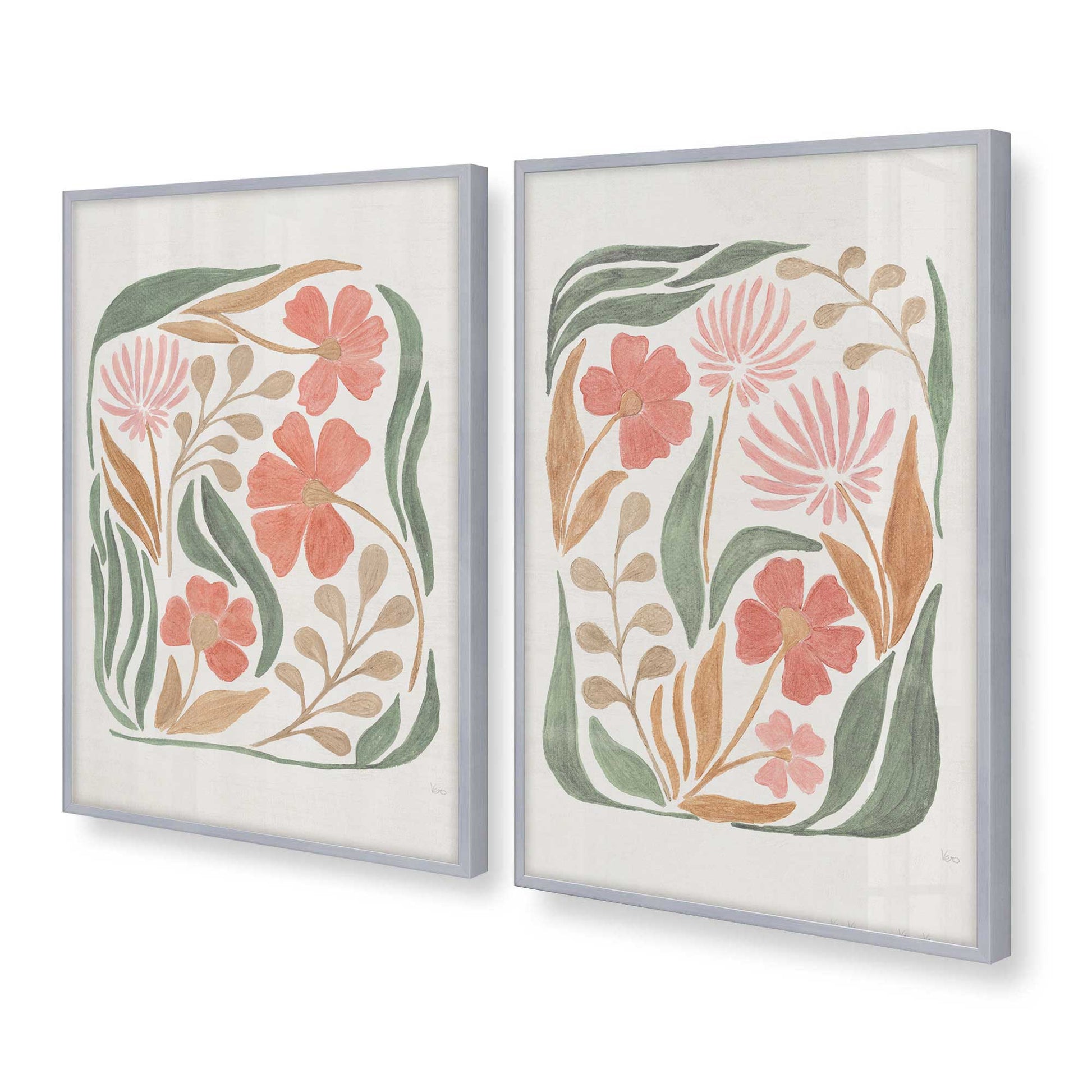 [Color:Polished Chrome], Picture of art in a Polished Chrome frame at an angle