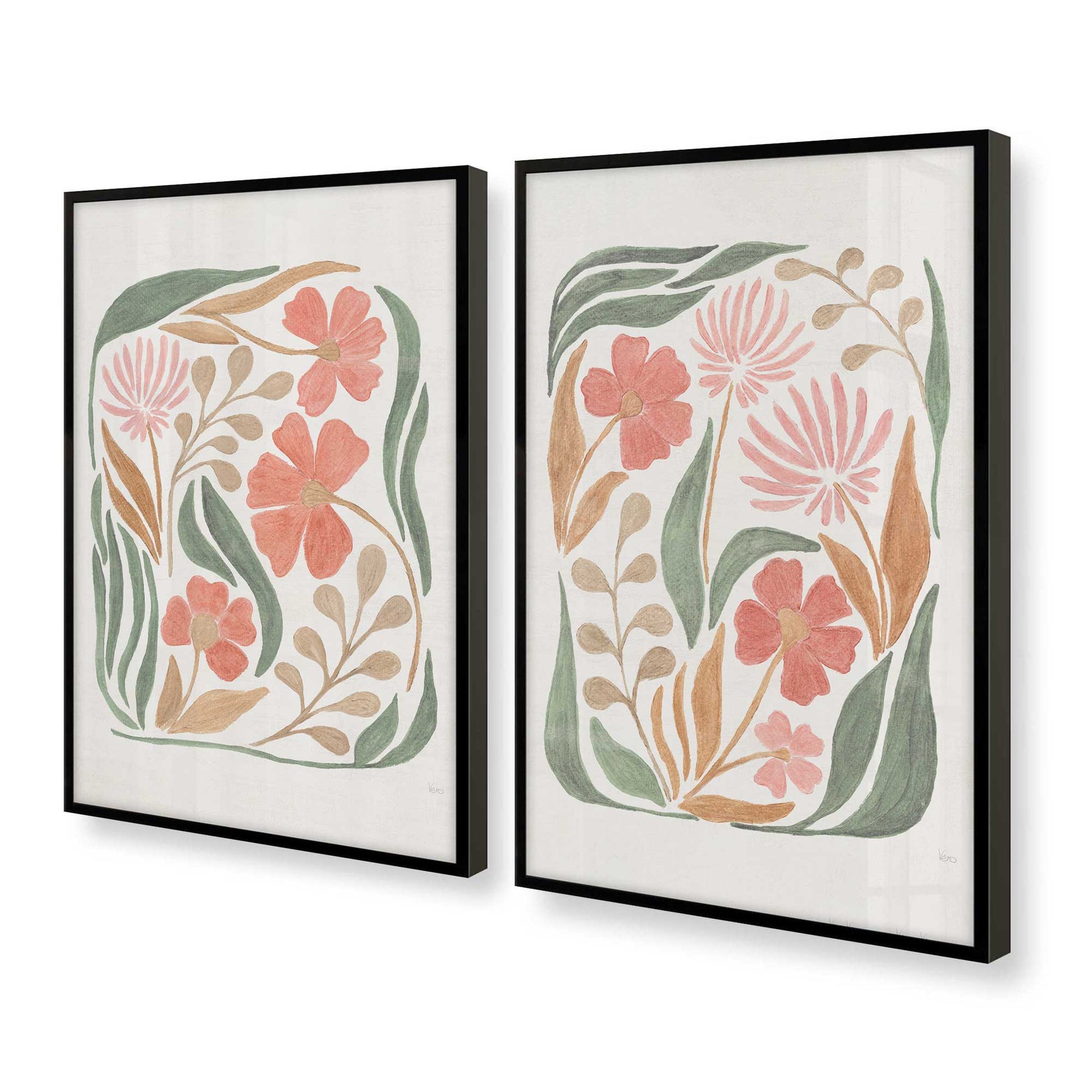 [Color:Satin Black], Picture of art in a Satin Black frame at an angle