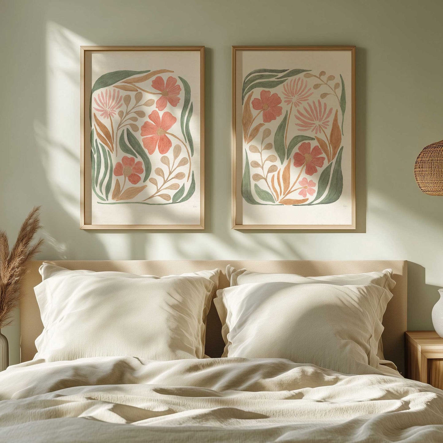 [Color:Satin Black], Picture of art in a Satin Black frame
