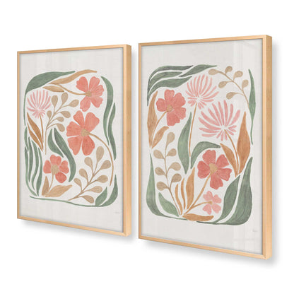 [Color:Raw Maple], Picture of art in a Raw Maple frame at an angle