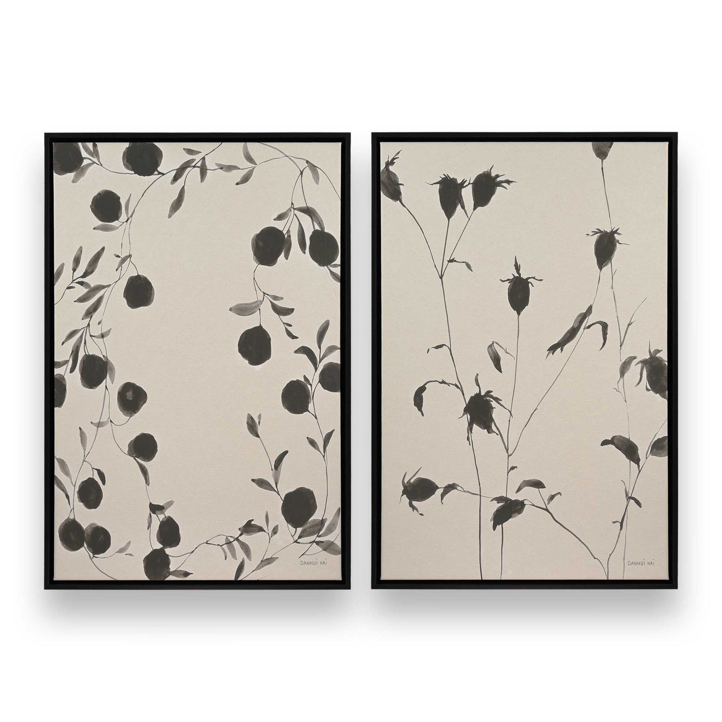 [Color:Satin Black], Picture of art in a Satin Black frame