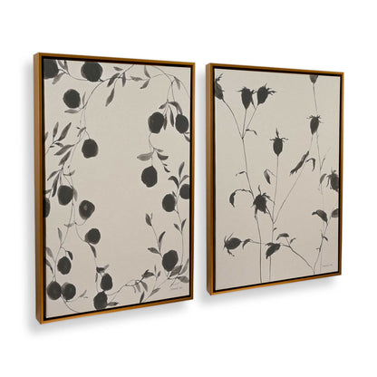 [Color:Polished Gold], Picture of art in a Polished Gold frame at an angle