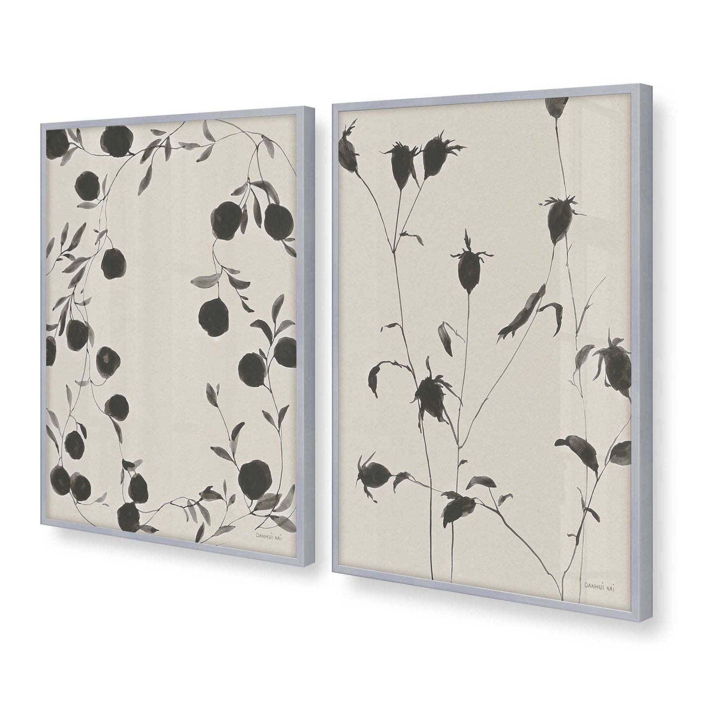 [Color:Polished Chrome], Picture of art in a Polished Chrome frame at an angle