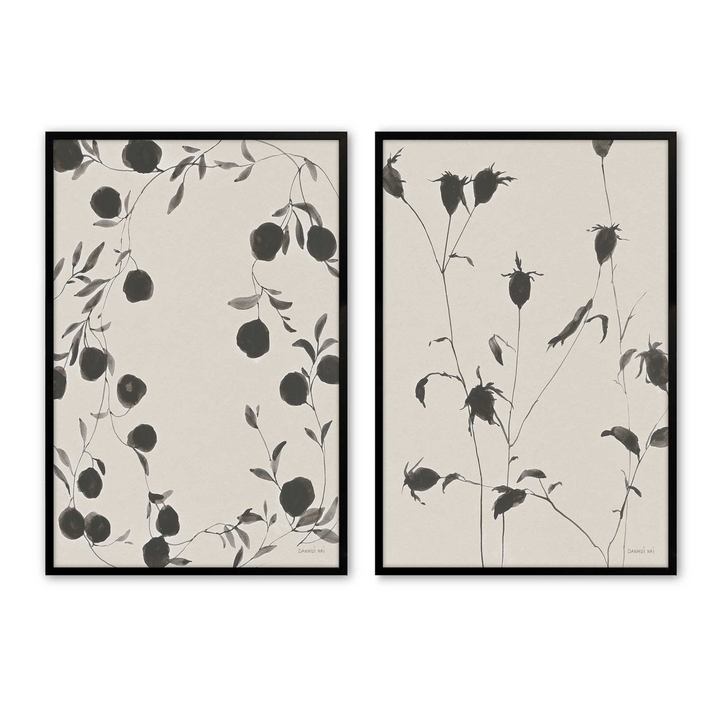 [Color:Satin Black], Picture of art in a Satin Black frame