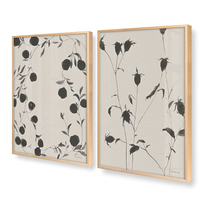 [Color:Raw Maple], Picture of art in a Raw Maple frame at an angle
