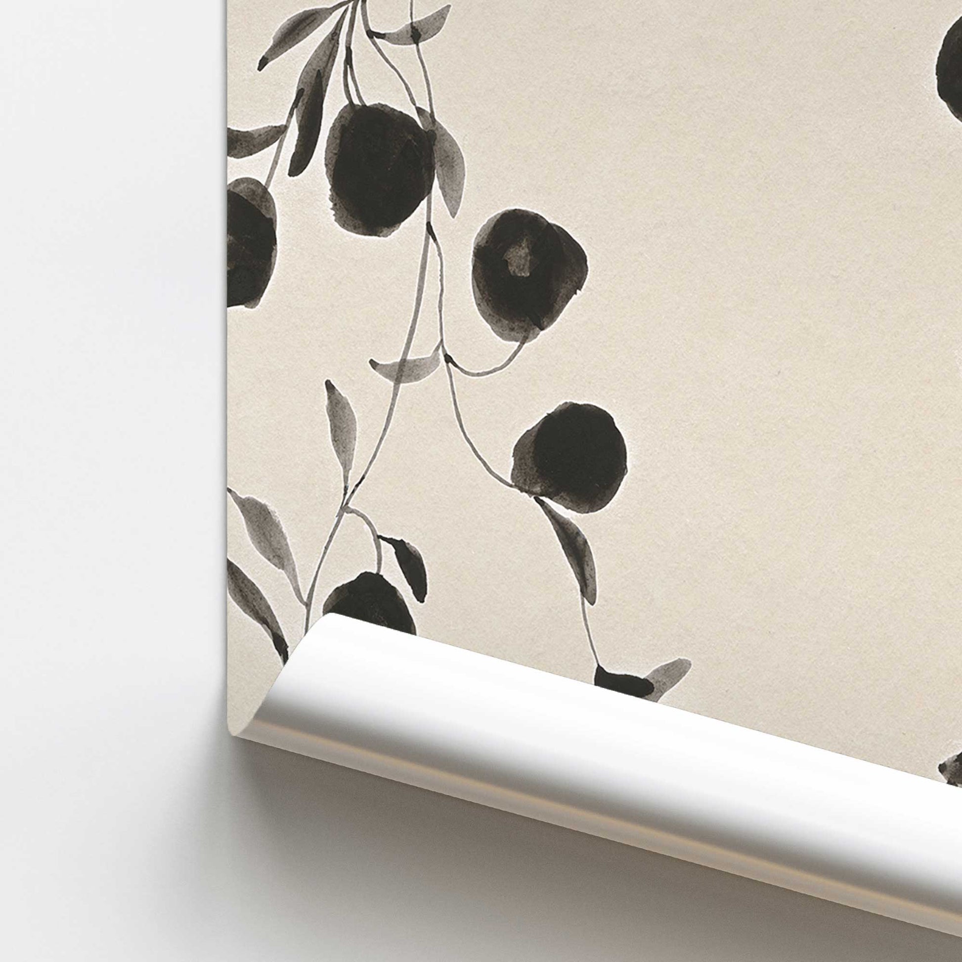 [color:Rolled Print], Picture of close up of art