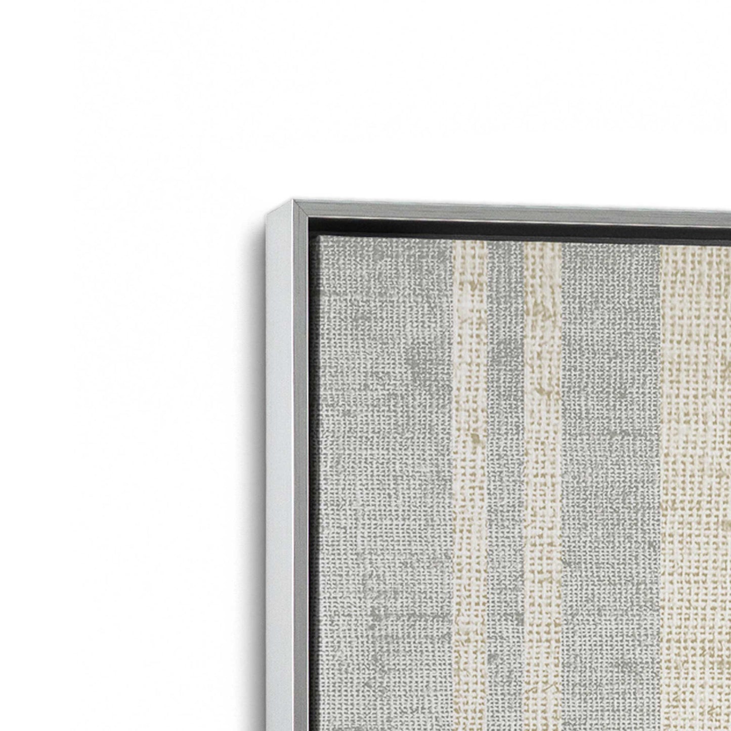 [Color:Polished Chrome], Picture of art in a Polished Chrome frame at an angle