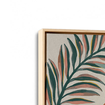 [Color:American Maple], Picture of art in a American Maple frame at an angle