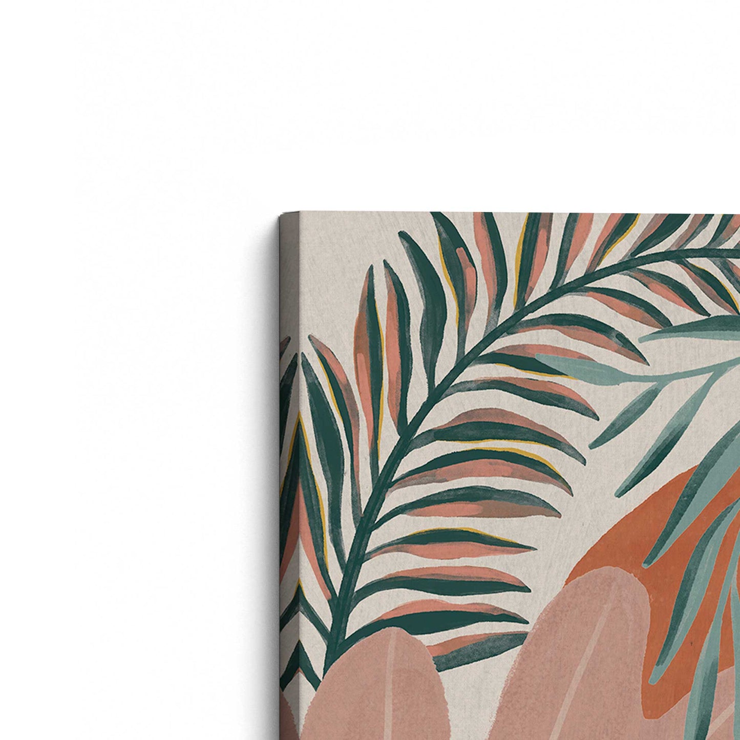 [Color:Stretched Canvas], Picture of art at an angle