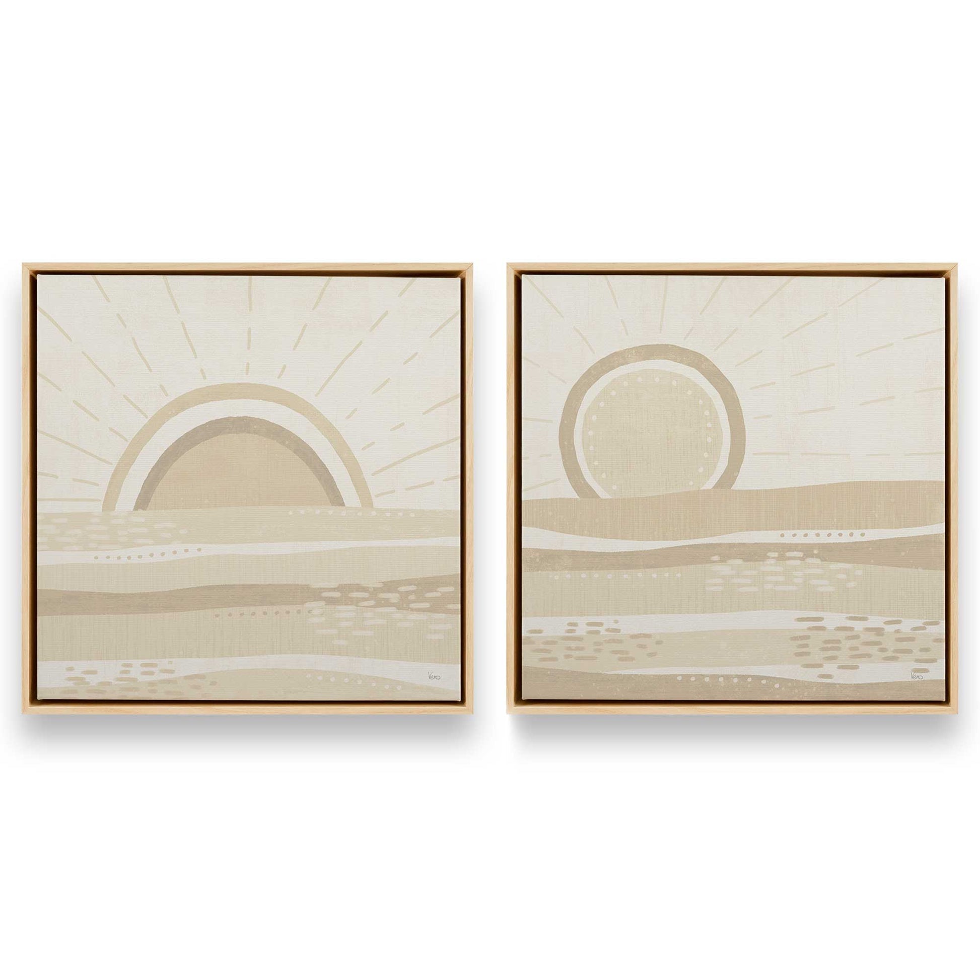 [Color:American Maple], Picture of art in a American Maple frame