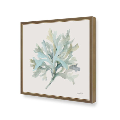 [Color:Brushed Gold], Picture of art in a Brushed Gold frame at an angle
