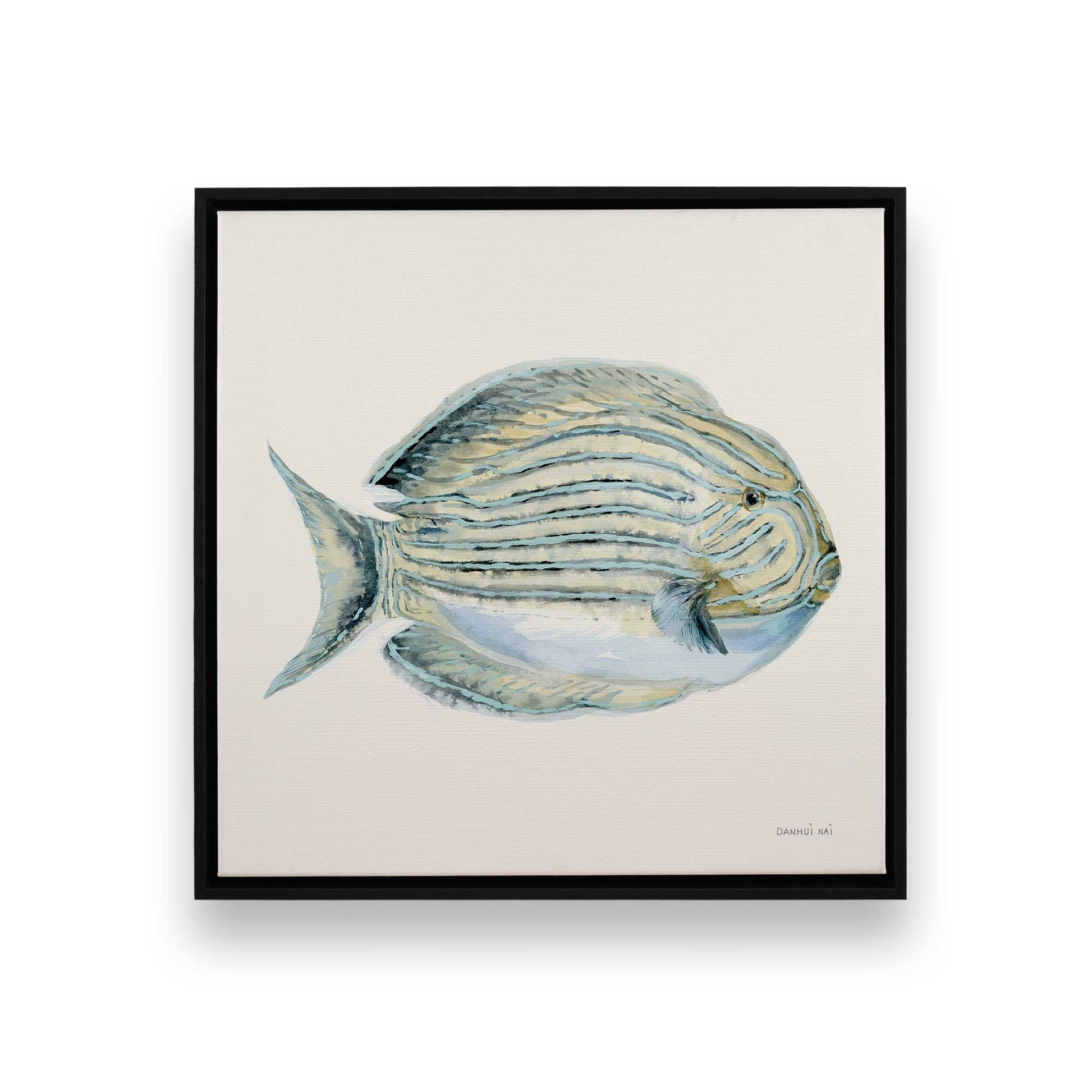 [Color:Satin Black], Picture of art in a Satin Black frame