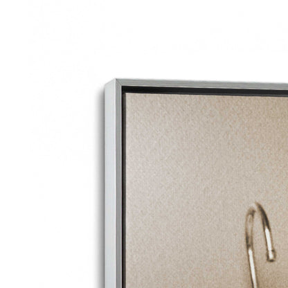 [Color:Polished Chrome], Picture of art in a Polished Chrome frame at an angle