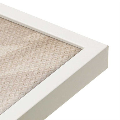 [Color:Opaque White], Picture of art in a Opaque White frame at an angle