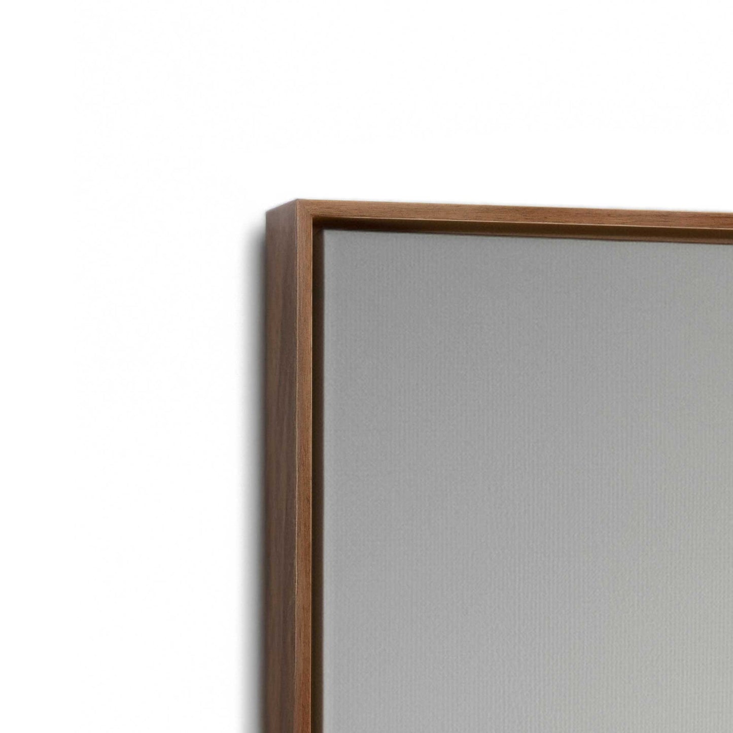 [Color:Walnut], Picture of art in a Walnut frame at an angle
