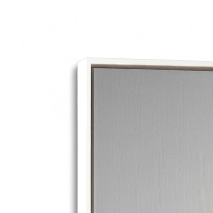 [Color:Opaque White], Picture of art in a White frame at an angle