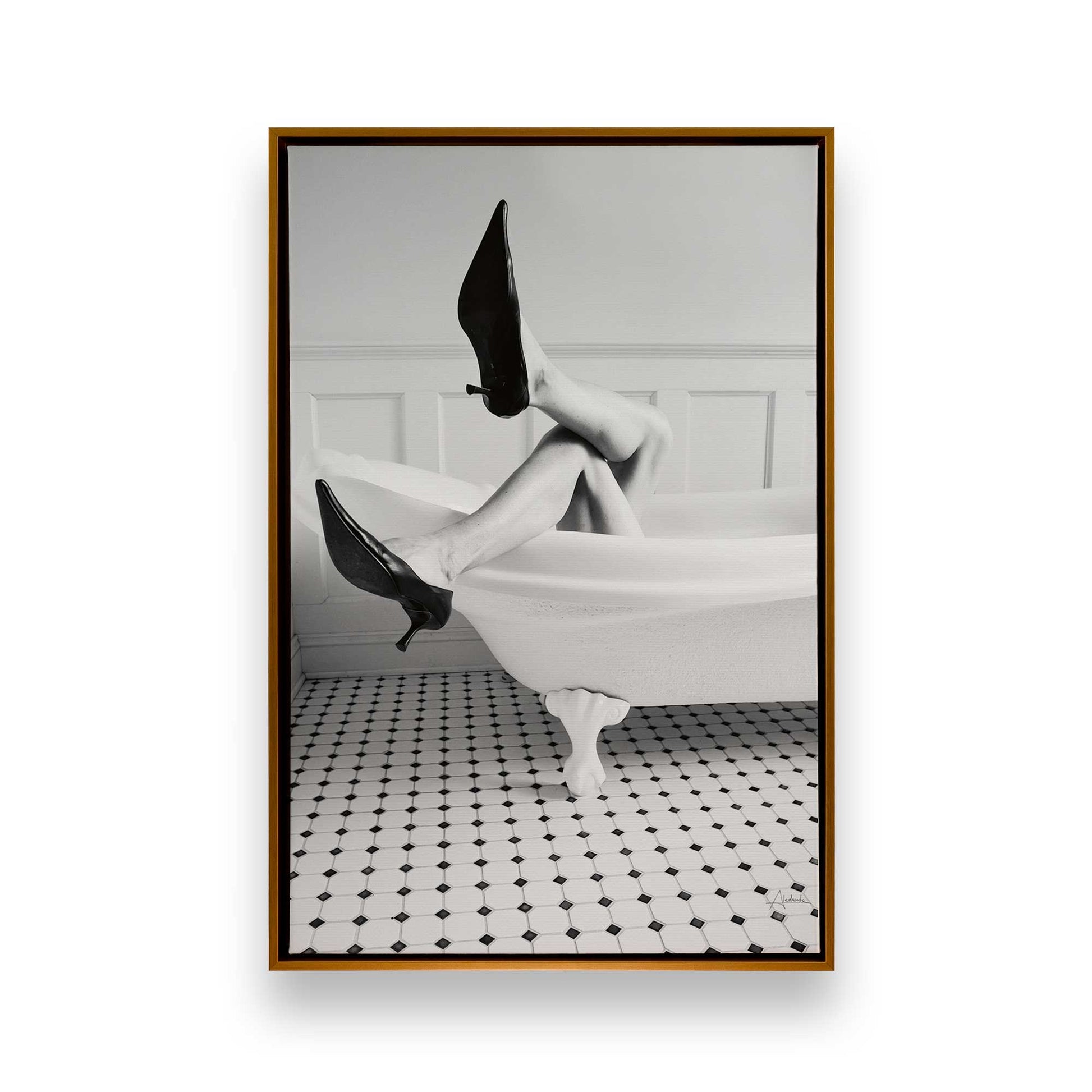 [Color:Polished Gold], Picture of art in a Polished Gold frame