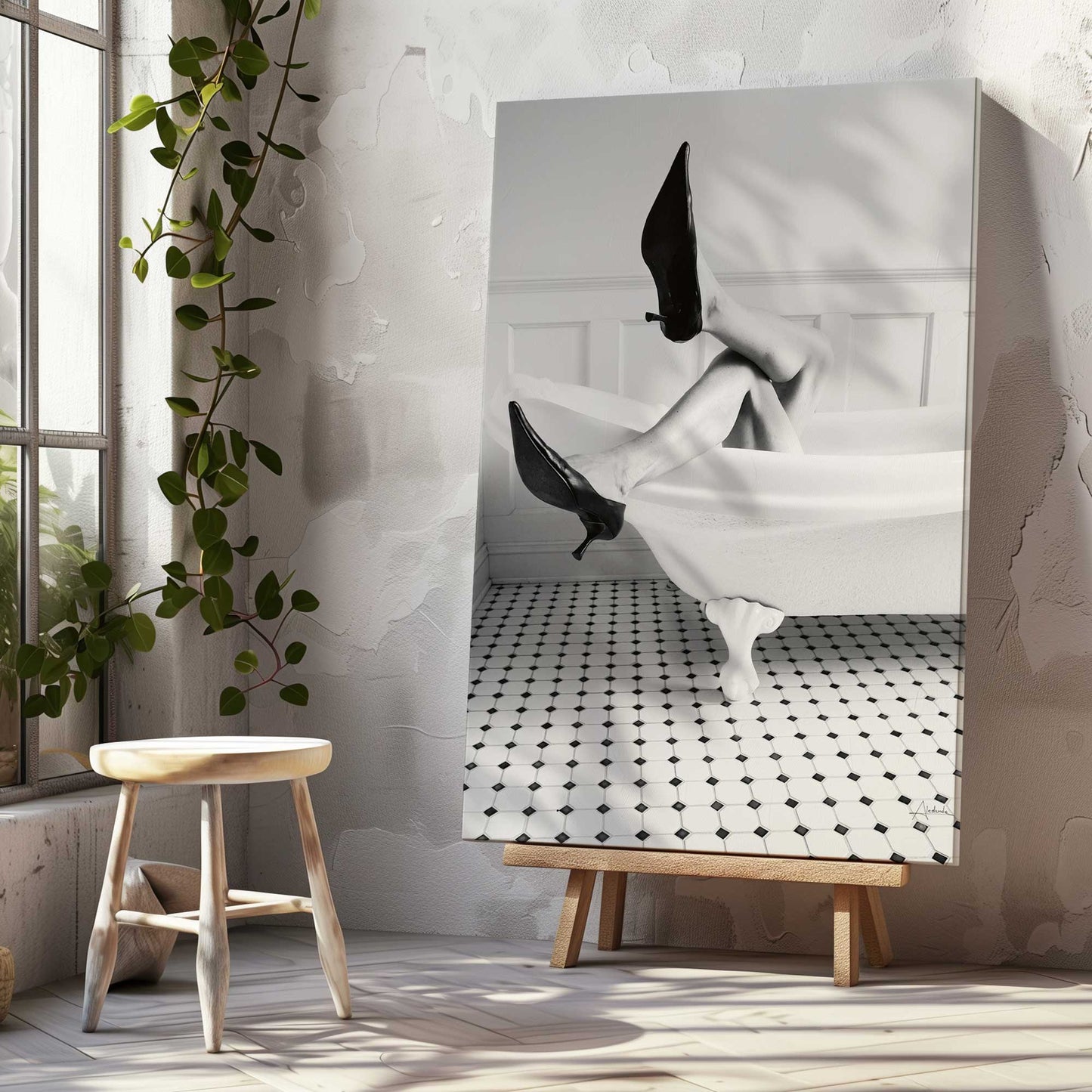 Picture of art in a room