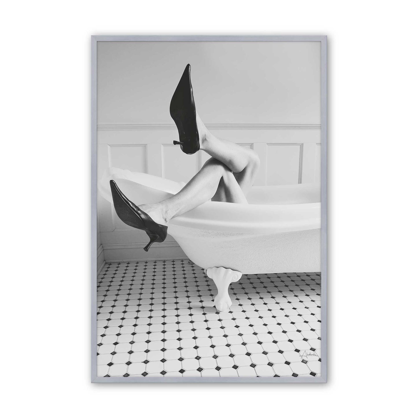[Color:Polished Chrome], Picture of art in a Polished Chrome frame