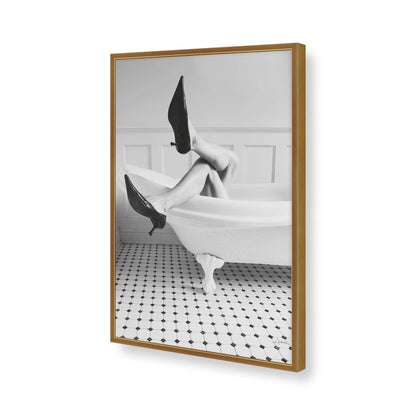 [Color:Polished Gold], Picture of art in a Polished Gold frame of the corner