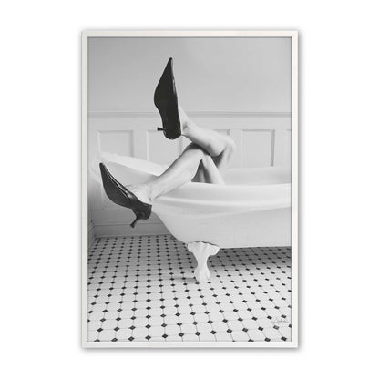 [Color:Opaque White], Picture of art in a Opaque White frame