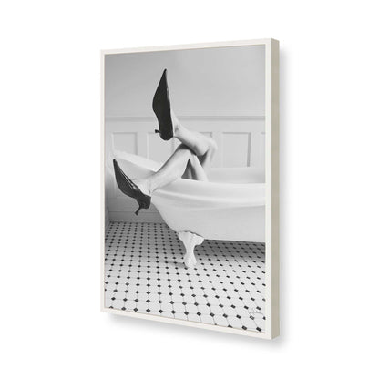 [Color:Opaque White], Picture of art in a Opaque White frame of the corner
