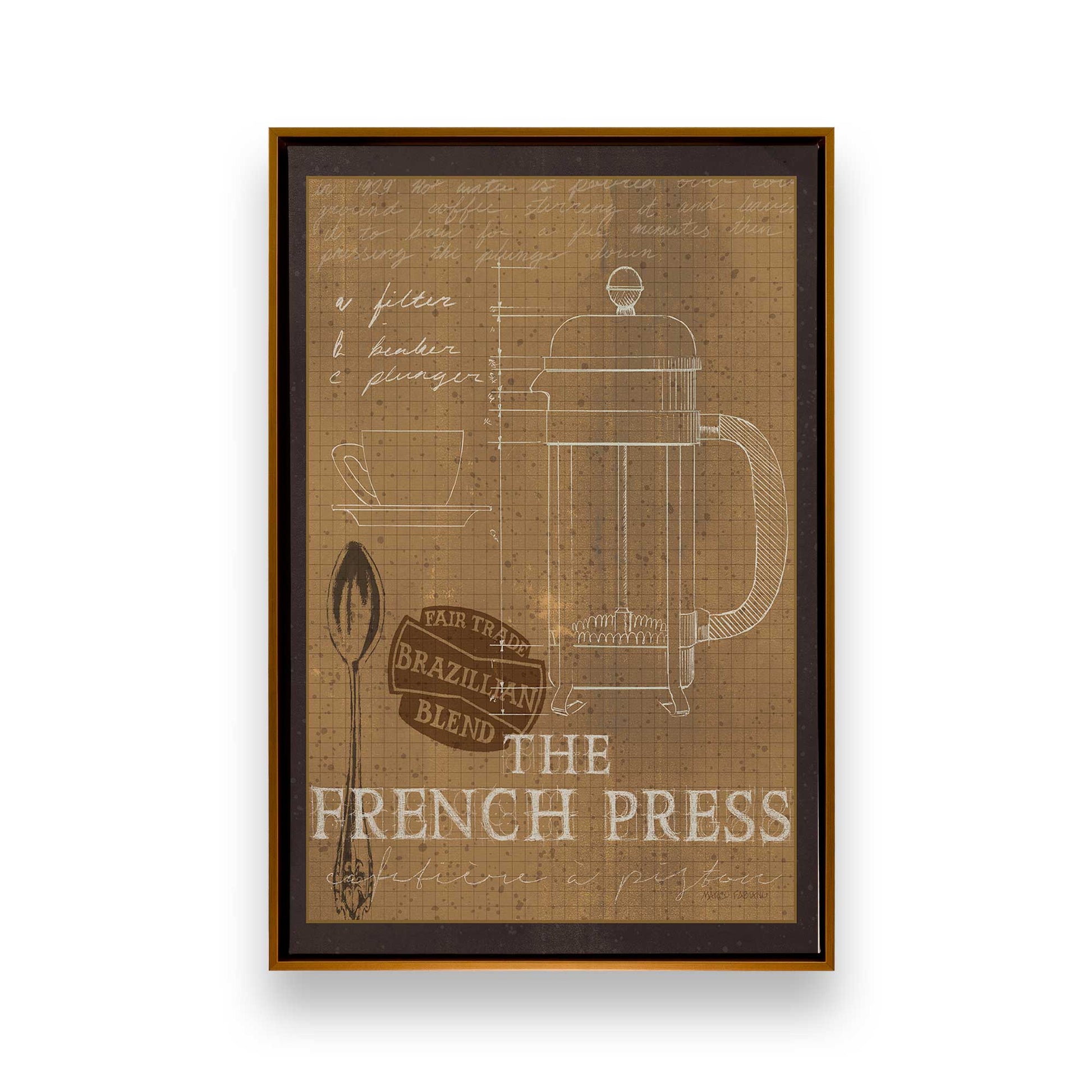 [Color:Polished Gold], Picture of art in a Polished Gold frame