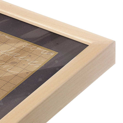 [Color:Raw Maple], Picture of art in a Raw Maple frame at an angle