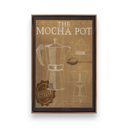 [Color:Walnut], Picture of art in a Walnut frame