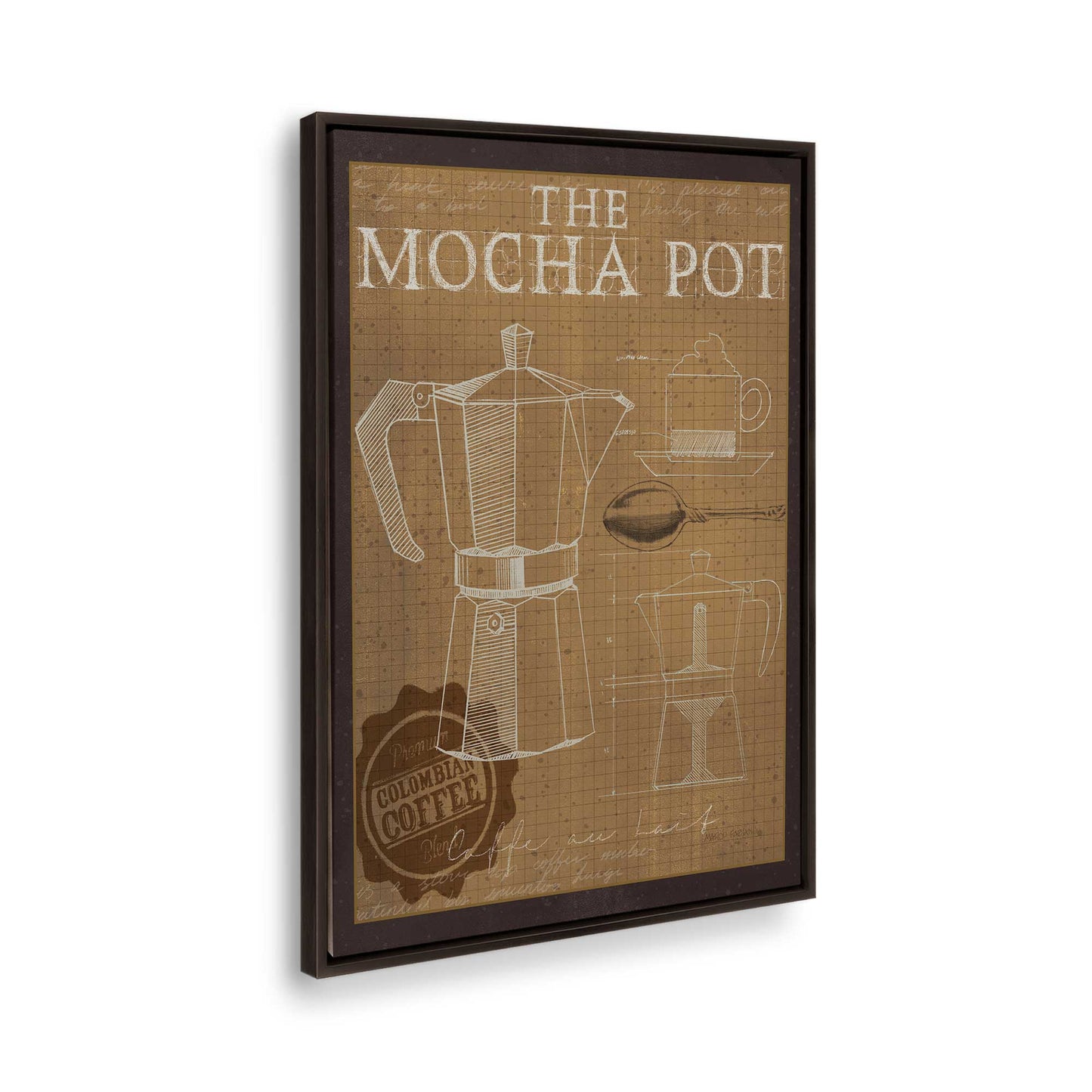 [Color:Espresso], Picture of the corner of the art