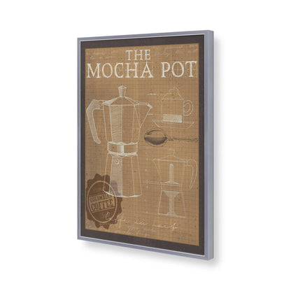 [Color:Polished Chrome], Picture of art in a Polished Chrome frame of the corner