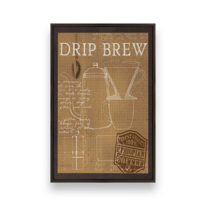 [Color:Espresso], Picture of art in a Espresso frame