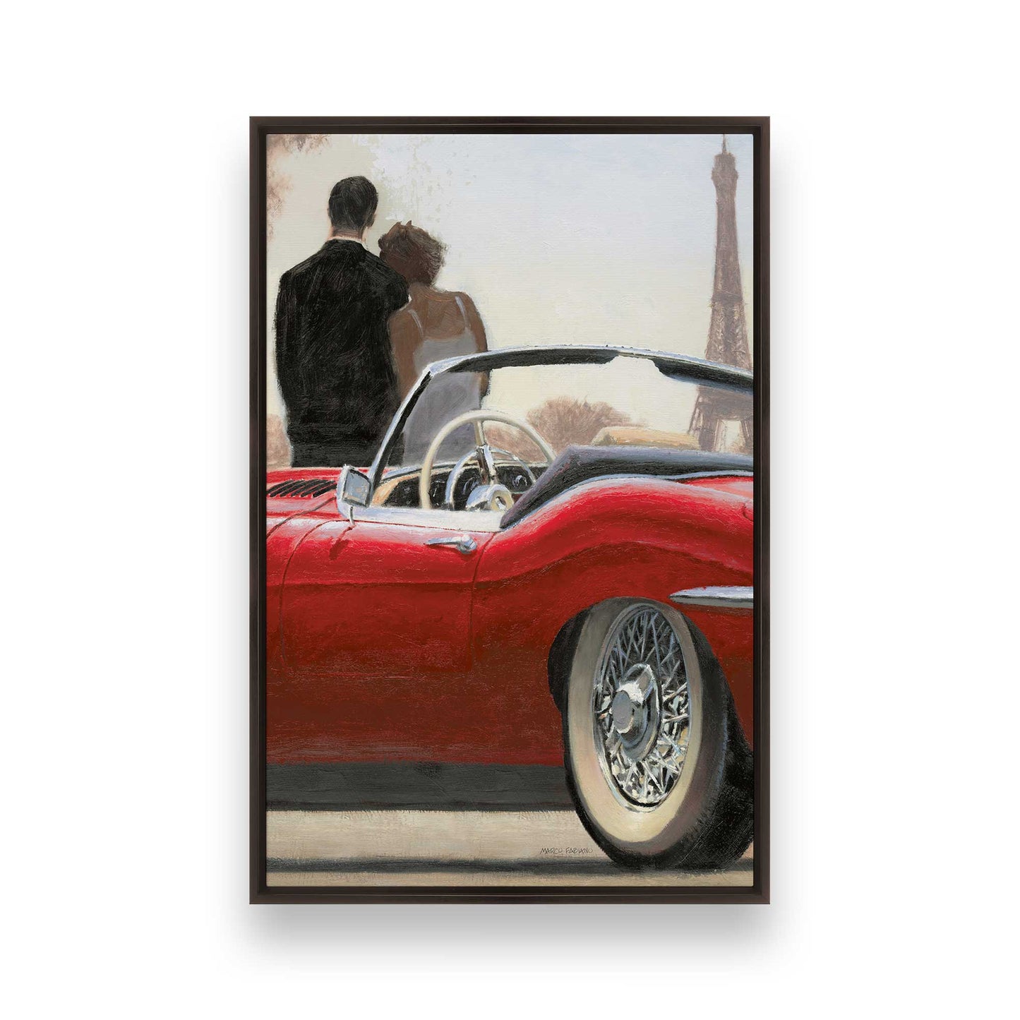 [Color:Espresso], Picture of art in a Espresso frame