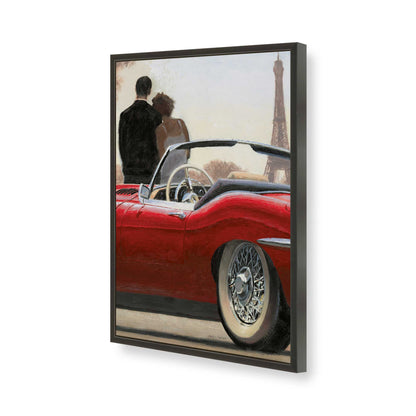 [Color:Satin Black], Picture of art in a Satin Black frame of the corner